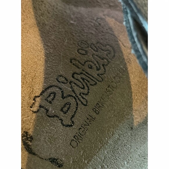 Birkenstock Birkis Womens Slide Sandals Black Crisscross Size 9 EU 40 - Picture 8 of 9